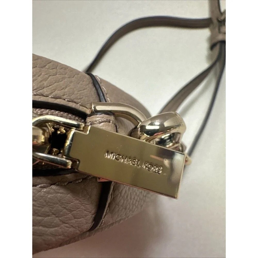 Michael Kors Pebbled Leather Canteen Crossbody Bag